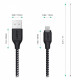 AUKEY CB-AM2 Nylon Quic k Charge micro USB-USB