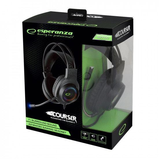 Gaming 7.1 Courser Headphones with mic