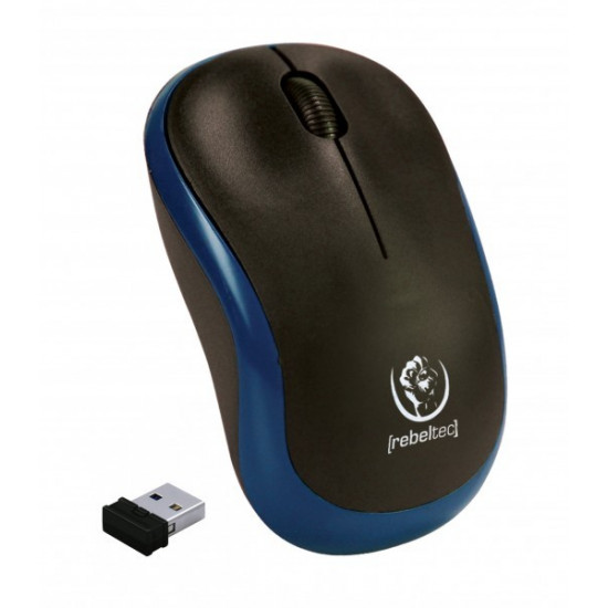 Wireless optical mouse Rebeltec METEOR blue