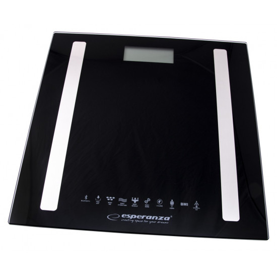 BATHROOM SCALE 8IN1 WITH BLUETOOTH B.FIT BLACK