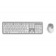 Wireless keyboard kit KMW-700 white