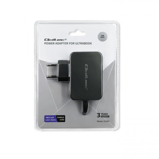 Power adapter for ultrabook Asus 45W, 19V