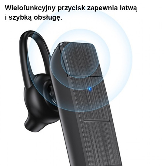 Bluetooth earphone 5.0 BT2 mono black