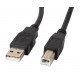 Cable USB-A(M)- USB-B(M) 2.0 1M black