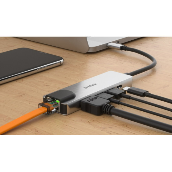 D-Link DUB-M520 HUB USB -C + USB 3.0 + HDMI