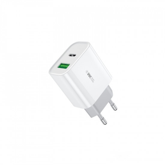 Mains charger USB-C PD 20W & USB-A QC3.0 18W