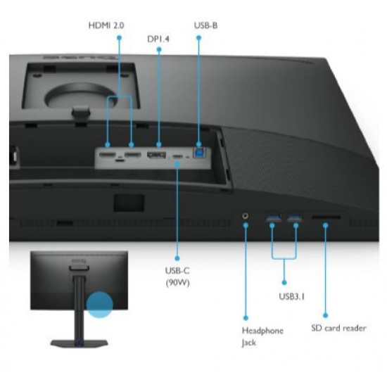 Monitor 27 inches SW272Q 2K LED 5ms/IPS/60HZ/FOTO