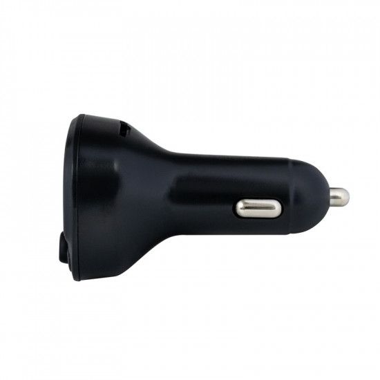 Transmiter FM Bluetooth + car charger 17W black