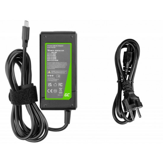 Charger, AC adapter USB-C 45W 5/9/12/15/20V