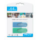 Pendrive 64GB USB2.0 ATTACHE 4 FD64GATT4COLBGX2-EF