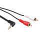 Cable Mini 3.5mm mini jack 2RCA 15m black MCTV-828