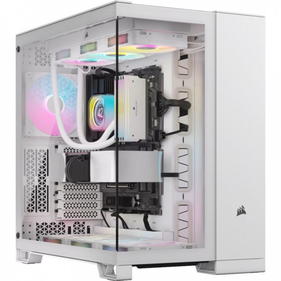 6500X Dual Cham ber Mid-Tower White