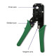 Modular crimping tool for cutting and crimpin