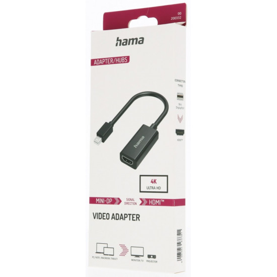 MiniDp adapter to HDMI Ultra HD 4k