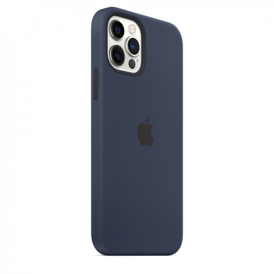 IPHONE 12_12 PRO Silicone Case Deep Navy