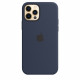 IPHONE 12_12 PRO Silicone Case Deep Navy