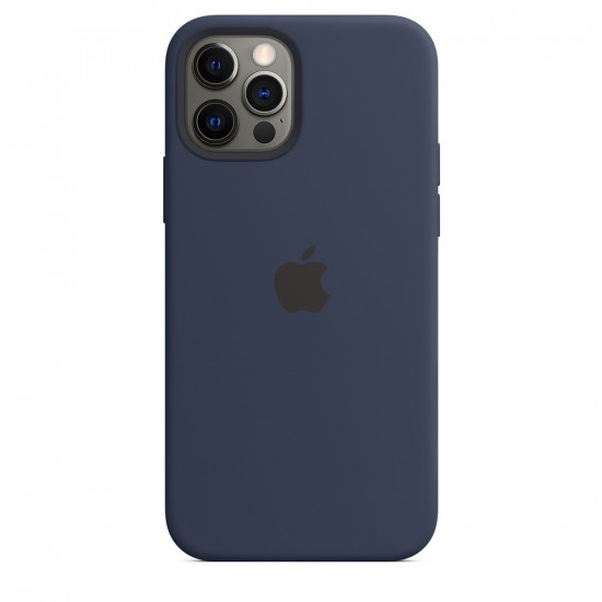 IPHONE 12_12 PRO Silicone Case Deep Navy