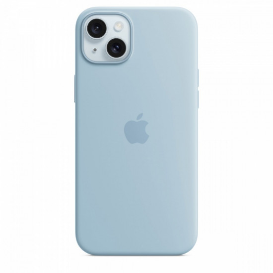 Silicone Case with MagSafe for iPhone 15 Plus - Light Blue