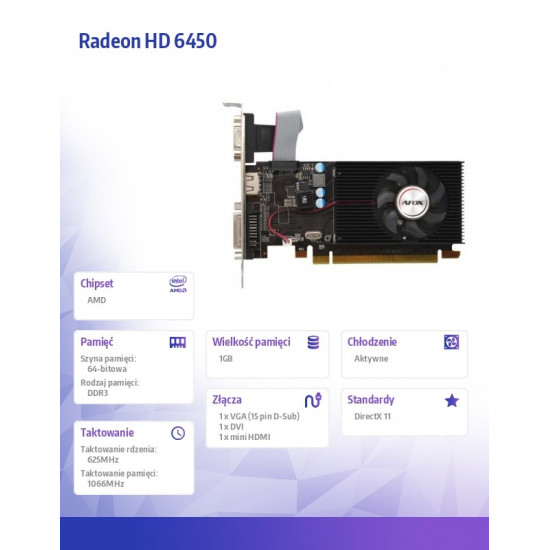 Afox Radeon HD6450 1GB DDR3
