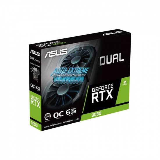 Graphics card GeForce RTX 3050 DUAL OC 6GB GDDR6 96bit DP/HDMI