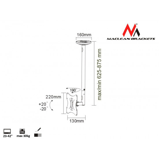 MC-504S LCD Bracket 