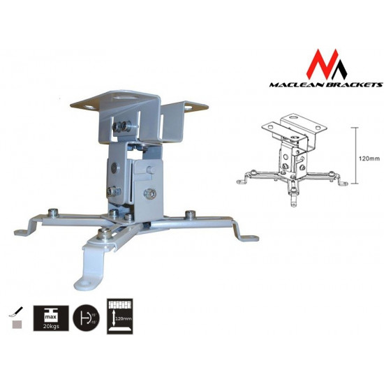 MC-582 Ceiling projector mount 12cm 20kg