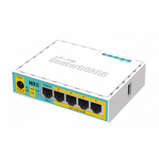 MikroTik Router xDSL 1xWAN 4xLANPoE RB750UPr