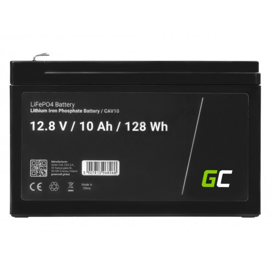 LiFePO4 battery 12V 12,8V 10Ah