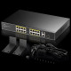 Switch FS1018PS1 16xFE PoE+ 200W 1xSFP