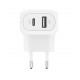 Charger BoostCharge 42W USB-C 3 0W USB-A 12W white