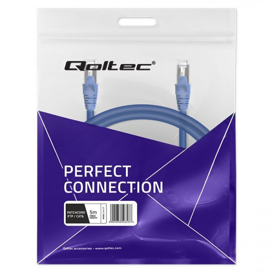 Patchcord cable FTP CAT6,2xRJ45, 5m