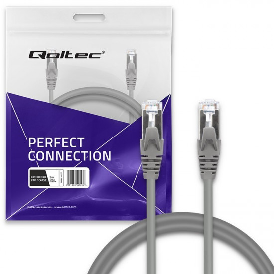 Patchcord cable FTP CAT5e, 2xRJ45, 5m