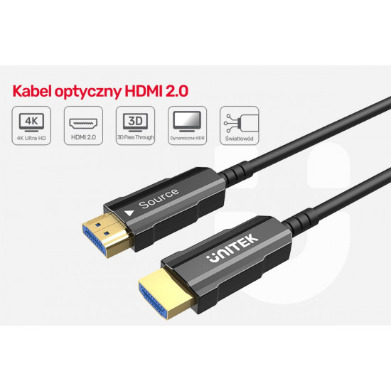 HDMI Optic Cable 2.0 10M 4K60Hz C11072BK-10M