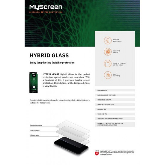 HybridGlass iPhone 14 Pro 6,1