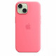 Silicone Case with MagSafe for iPhone 15 - Pink