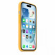 Silicone Case with MagSafe for iPhone 15 - Sunshine