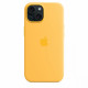 Silicone Case with MagSafe for iPhone 15 - Sunshine