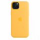 Silicone Case with MagSafe for iPhone 15 Plus - Sunshine