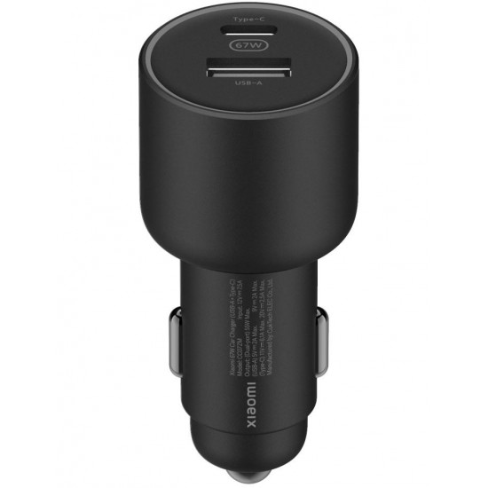 Xiaomi 67W Car Charger USB-C USB-A