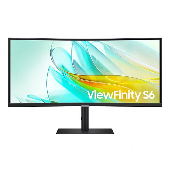 Monitor 34 inches ViewFinity S65UA VA 3440x1440 UWQHD 21:9 1xHDMI 1xDP 1xUSB-C(90W) 3xUSB 3.0 LAN (RJ45) 5ms 100Hz HAS+PIVOT curved speakers 3Y OS (LS34C652UAUXEN)