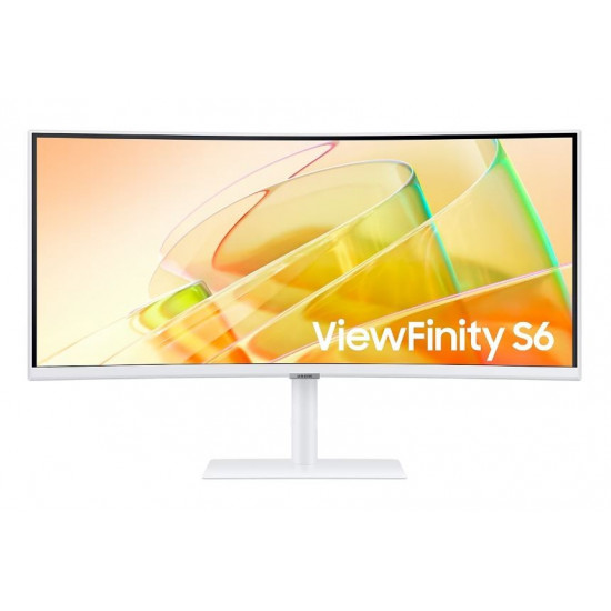 Monitor 34 inches ViewFinity S65CT VA 3440x1440 UWQHD 21:9 1xHDMI 1xDP 2xTB 4.0(90W/15W) 3xUSB 3.0 LAN 5ms 100Hz HAS+PIV speakers curved white 2Yd2d