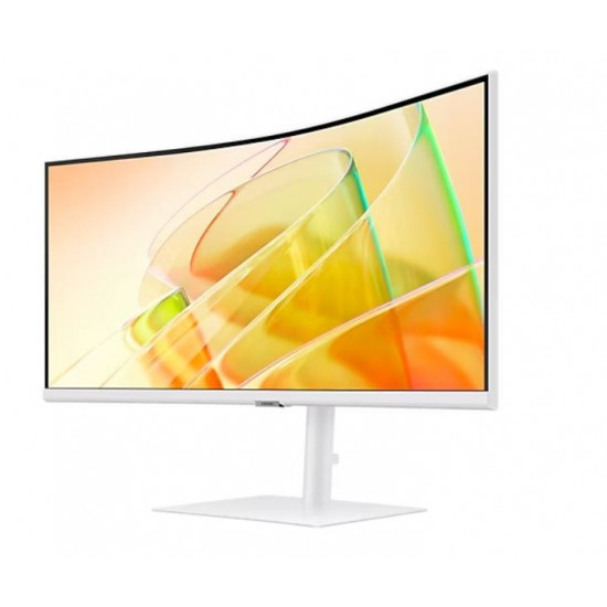 Monitor 34 inches ViewFinity S65CT VA 3440x1440 UWQHD 21:9 1xHDMI 1xDP 2xTB 4.0(90W/15W) 3xUSB 3.0 LAN 5ms 100Hz HAS+PIV speakers curved white 2Yd2d