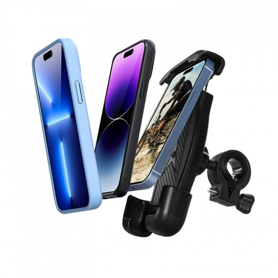 Phone holder for bicycle