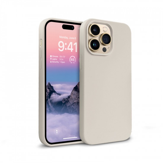 Case iPhone 14 Pro stony beige