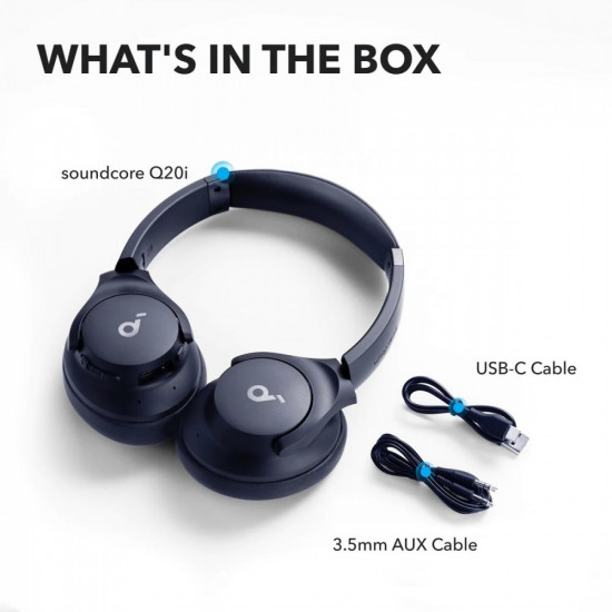 Headset Soundcore Q20i blue