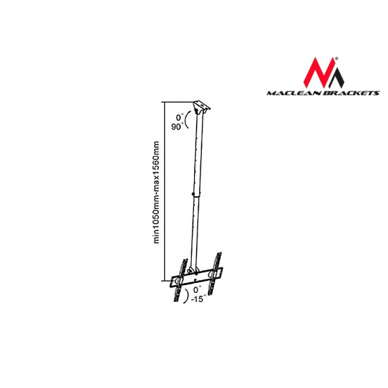 Mount TV 50kg MC-631 Maclean