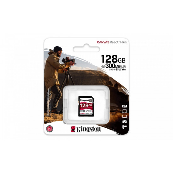 Memory card SD 128GB Canvas React Plus 300/260 UHS-II U3