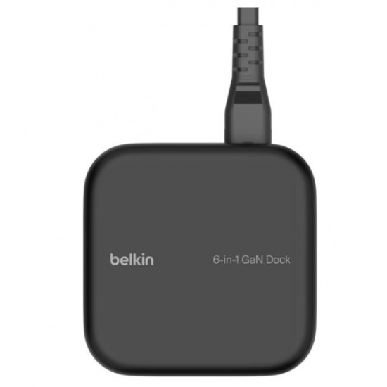 Stacja Dokująca GaN 6w1 USB-A USB-C Eth HDMI PD