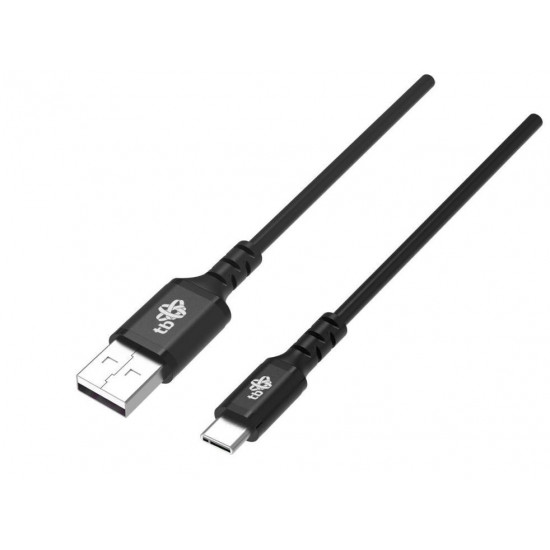 Cable USB -USB C silicon, 1,5m black