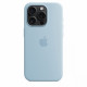 Silicone Case with MagSafe for iPhone 15 Pro - light blue